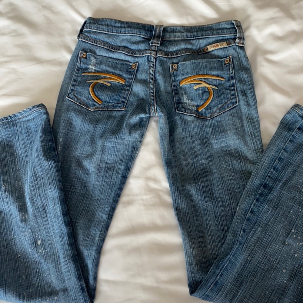 Frankie B Low Rise stretch jeans, Size 2